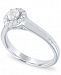 Diamond Halo Engagement Ring (1/2 ct. t. w. ) in 14k White Gold