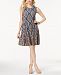 Style & Co Petite Printed Flounce Dress, Created for Macy's