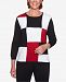 Alfred Dunner Petite Classics Colorblocked Sweater