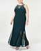 Morgan & Company Trendy Plus Size Studded Gown
