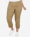 Rachel Rachel Roy Trendy Plus Size Cropped Military Pants