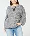 Love Scarlett Plus Size Lace-up Sweater