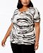 Jm Collection Plus Size Jacquard Top, Created for Macy's