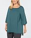 Eileen Fisher Plus Size Stretch Jersey High-Low Tunic