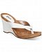 Style & Co Chicklet Wedge Thong Sandals, Created for Macy's Women's Shoes