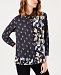 French Connection Aventine Mixed-Print Shirt