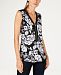 I. n. c. Printed Zip-Front Tank Top, Created for Macy's