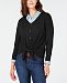 Style & Co Thermal-Knit Button-Front Shirt, Created for Macy's