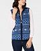 Karen Scott Fair Isle Zip-Front Vest, Created for Macy's