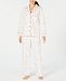 Charter Club Cotton Printed Flannel Pajama Set, Created for Macy's