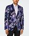 Tallia Men's Big & Tall Slim-Fit Purple/Blue Floral Sport Coat