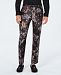 I. n. c. Men's Slim-Fit Metallic Floral-Print Pants, Created for Macy's