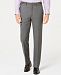 Ryan Seacrest Distinction Men's Ultimate Moves Modern-Fit Stretch Black/White Birdseye Suit Pants, Created for Macy's