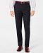 Bar Iii Men's Slim-Fit Stretch Blue Stripe Suit Pants, Created for Macy's