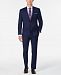 Michael Kors Men's Classic/Regular Fit Coolmax Stretch Bright Blue Twill Wool Suit