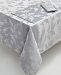 Elrene Metallic Holly 60" x 144" Tablecloth