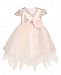 Bonnie Baby Baby Girls Floral Embroidered Fairy Dress