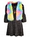 Sequin Hearts Big Girls 3-Pc. Rainbow Vest and Dress Set
