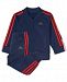 adidas Little Boys 2-Pc. Black Tricot Track Suit