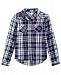 Epic Threads Big Girls Plaid Button-Front Shirt, Created for Macy's