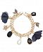 I. n. c. Gold-Tone Multi-Charm Link Bracelet, Created for Macy's