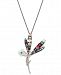 Betsey Johnson Two-Tone Crystal Fairy Pendant Necklace, 36" + 3" extender