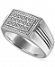 Men's Diamond Statement Ring (1/4 ct. t. w. ) in Sterling Silver