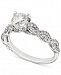 X3 Certified Diamond Woven Engagement Ring (1-1/6 ct. t. w. ) in 18k White Gold, Created for Macy's