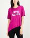 Material Girl Active Juniors' Tie-Waist Graphic T-Shirt, Created for Macy's