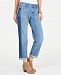 Style & Co Petite Colorblocked Cropped Curvy Boyfriend Jeans, Created For Macy's
