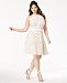 Morgan & Company Trendy Plus Size Lace Fit & Flare Dress