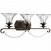 P2798-20 - Progress Lighting - Bliss - Three Light Bath Vanity Antique Bronze Finish with Clear Glass with Clear Crystal - Bliss