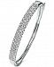 Pave Diamond Bangle Bracelet in Sterling Silver (1/2 ct. t. w. )