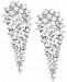 Wrapped In Love Diamond Cluster Drop Earrings (2 ct. t. w. ) in 14k White Gold, Created for Macy's
