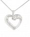 Diamond Heart Pendant Necklace (1/2 ct. t. w. ) in Sterling Silver