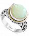 Effy Opal 18" Statement Ring (4-1/2 ct. t. w. ) in Sterling Silver & 18k Gold