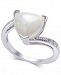 Opal (1-3/4 ct. t. w. ) & Diamond Accent Ring in Sterling Silver