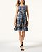 Style & Co Petite Printed Swing Dress, Created for Macy's