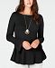 Style & Co Petite Bell-Sleeve Peplum Sweater, Created for Macy's