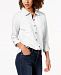 Style & Co Petite Button-Down Roll-Tab Shirt, Created for Macy's