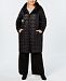 Eileen Fisher Plus Size Quilted Long Coat