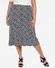 Ny Collection Plus Size Printed Midi Skirt