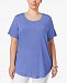 Jm Collection Plus Size Short-Sleeve Top, Created for Macy's