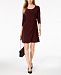 Alfani Ruched Faux-Wrap Dress, Created for Macy's