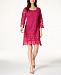 Alfani Crochet-Trim Illusion Dress, Created for Macy's