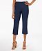 Jm Collection Pull-On Lattice-Inset Capri Pants, Created for Macy's