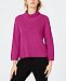 Eileen Fisher Organic Cotton Ribbed Turtleneck Sweater, Created for Macy's