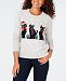 Karen Scott Sequin-Embellished Holiday-Graphic Sweater, Created for Macy's