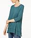 Eileen Fisher Stretch Jersey 3/4-Sleeve Top, Created for Macy's