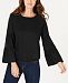 Style & Co Bubble-Hem Bell-Sleeve Top, Created for Macy's